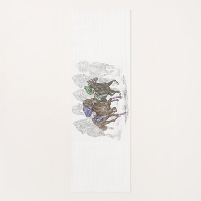 Esterilla De Yoga Galloping Race Horses (Anverso)