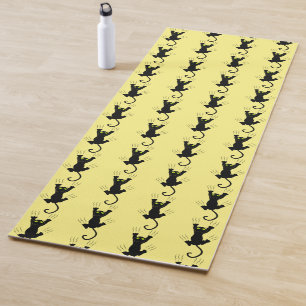 Esterilla De Yoga Gato Divertido Deslizante Rasguño Garras Patas Ras