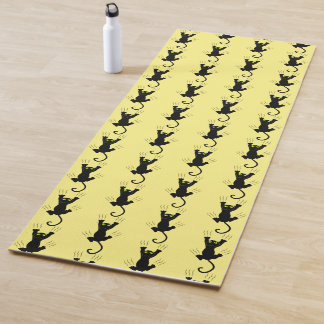 Esterilla De Yoga Gato Divertido Deslizante Rasguño Garras Patas Ras