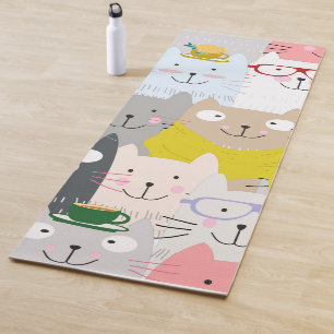 Esterilla De Yoga Gatos cortos