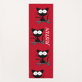 Esterilla De Yoga Gatos retroactivos vintage