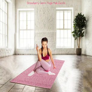Esterilla De Yoga Gemas de fresa