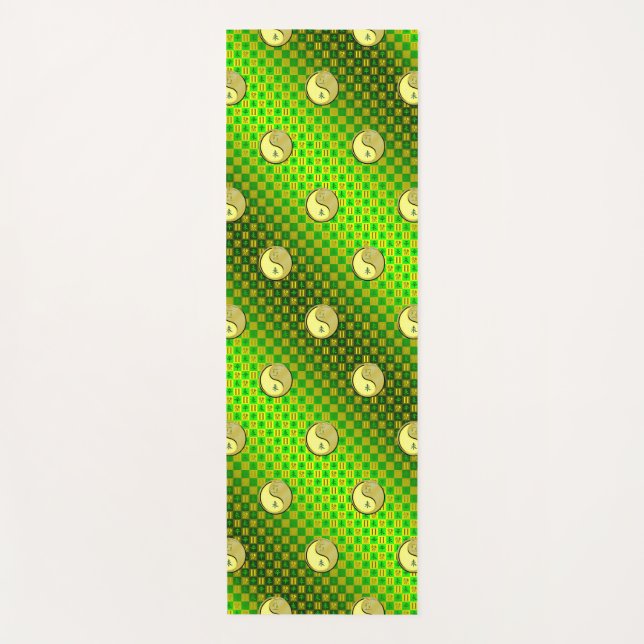 Esterilla De Yoga Gemini y cabra Metalizado (Anverso)