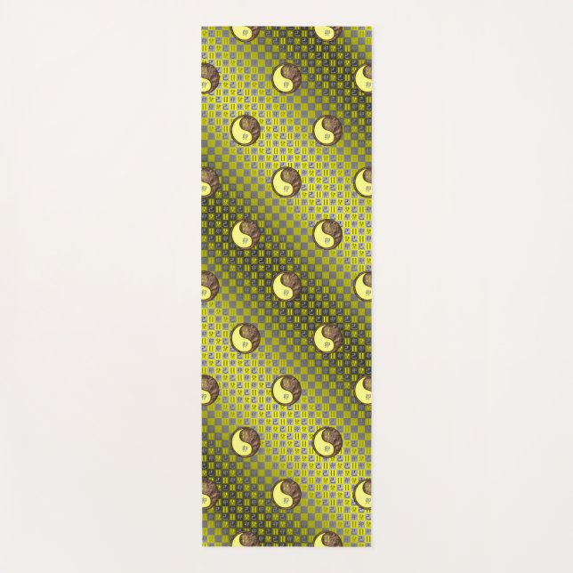 Esterilla De Yoga Gemini y Conejo de la Tierra (Anverso)