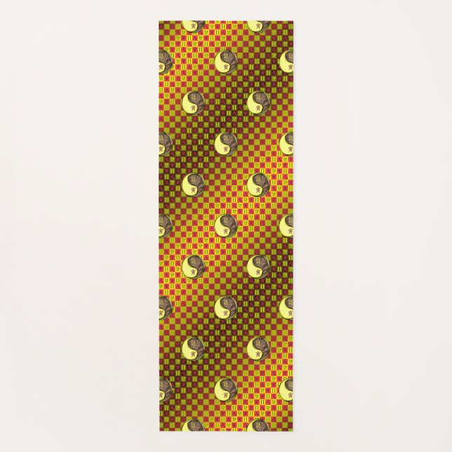 Esterilla De Yoga Gemini y el tigre de la Tierra (Anverso)