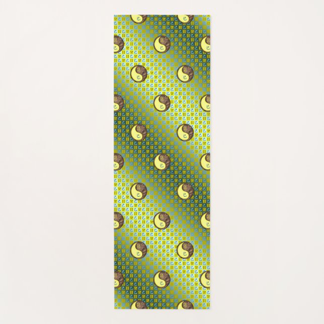 Esterilla De Yoga Gemini y la serpiente de la Tierra (Anverso)