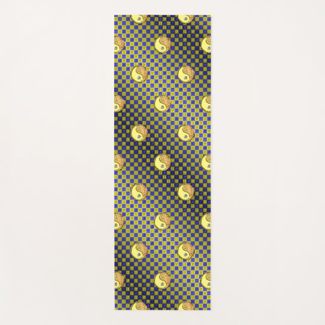 Esterilla De Yoga Gemini y Ox de incendios (Anverso)