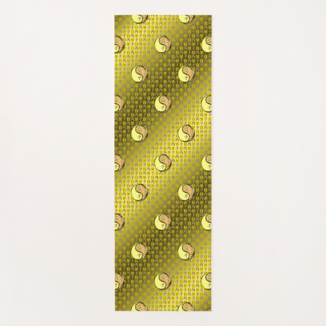 Esterilla De Yoga Gemini y Rata de Fuego (Anverso)