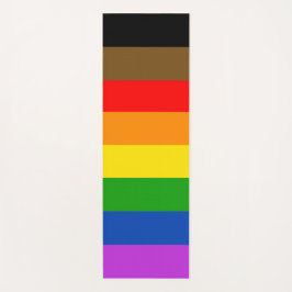 Esterilla De Yoga Gente LGBTQ personalizada de color Bandera inclusi