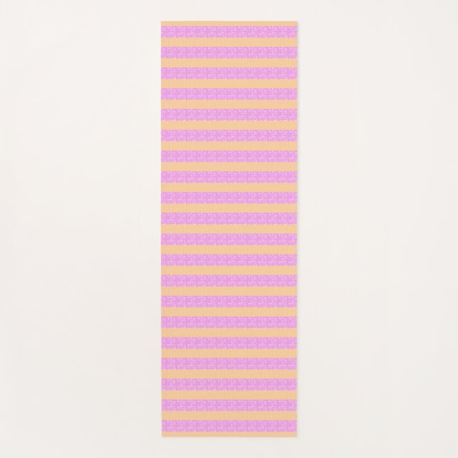 Esterilla De Yoga Geométrico Rosa  (Anverso)