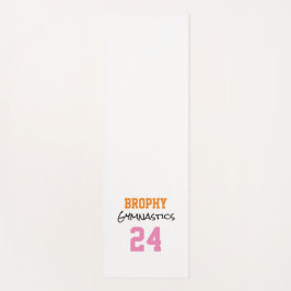 Esterilla De Yoga Gimnasia ESCUELA DEPORTE AÑO equipo Colores colori