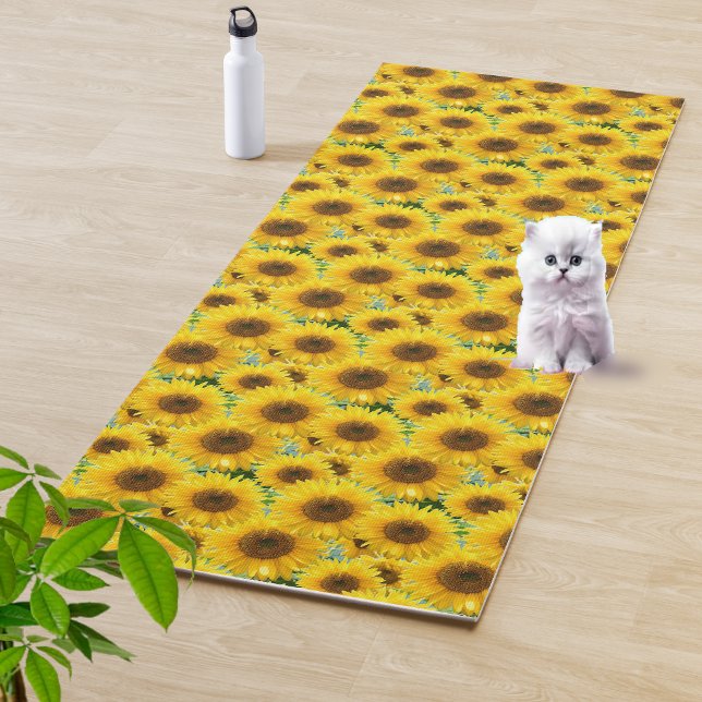 Esterilla De Yoga Girasoles florecidos (Subido por el creador)