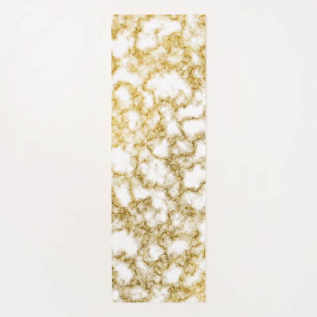 Esterilla De Yoga Gold Marble (Anverso)
