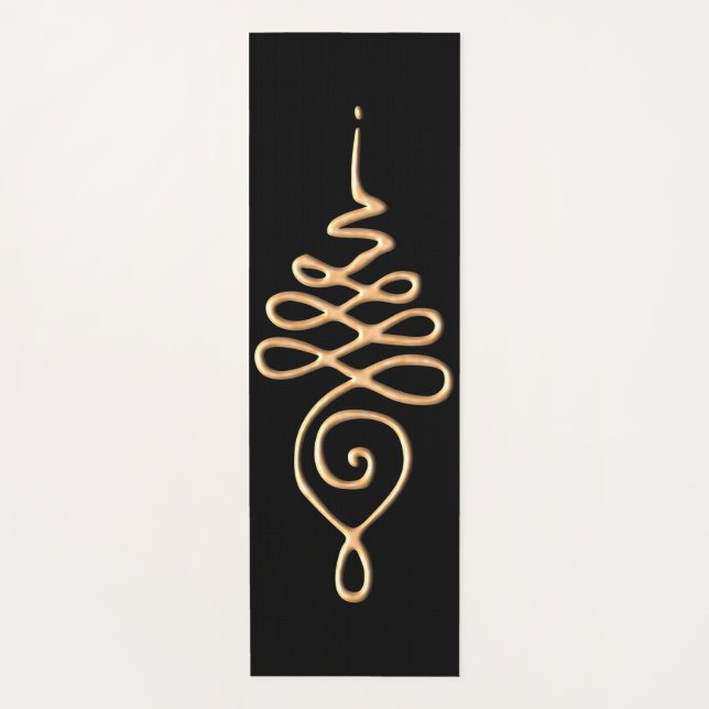 Esterilla De Yoga Gold Unalome  (Anverso)