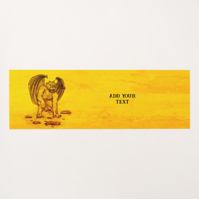Esterilla De Yoga Golem Gargoyle (Reverso (horizontal))