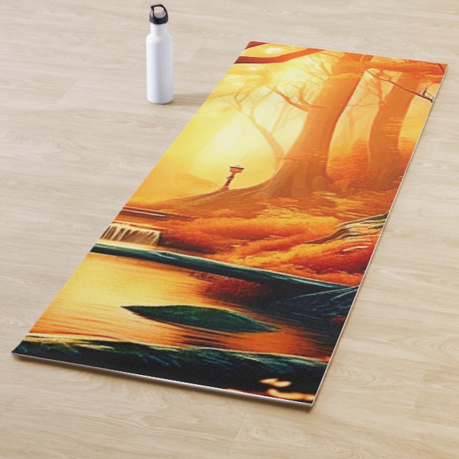 Esterilla De Yoga Golpe dorado del bosque encantado (In situ)