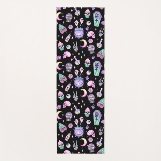 Esterilla De Yoga gótico pastel oscuro (Anverso)