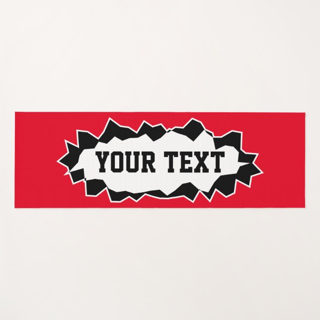 Esterilla De Yoga Graciosa alfombra de yoga 3D con nombre o presupue (Anverso (horizontal))