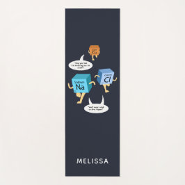 Esterilla De Yoga Graciosa química tabla periódica mordaza de cienci