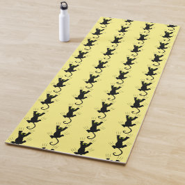 Esterilla De Yoga Gracioso deslizado de gatos Scratching Paws Scratc