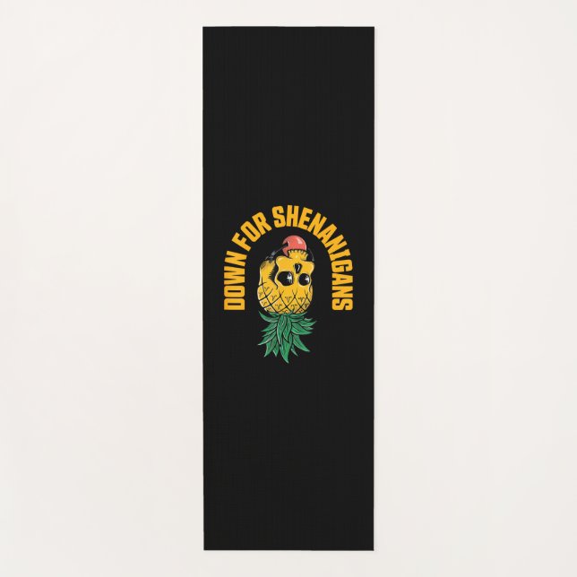 Esterilla De Yoga Gracioso Día De Sta Patrones Para Shenanigans Swin (Anverso)