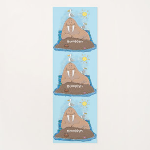 Esterilla De Yoga Gracioso ilustracion personalizado de moras felice