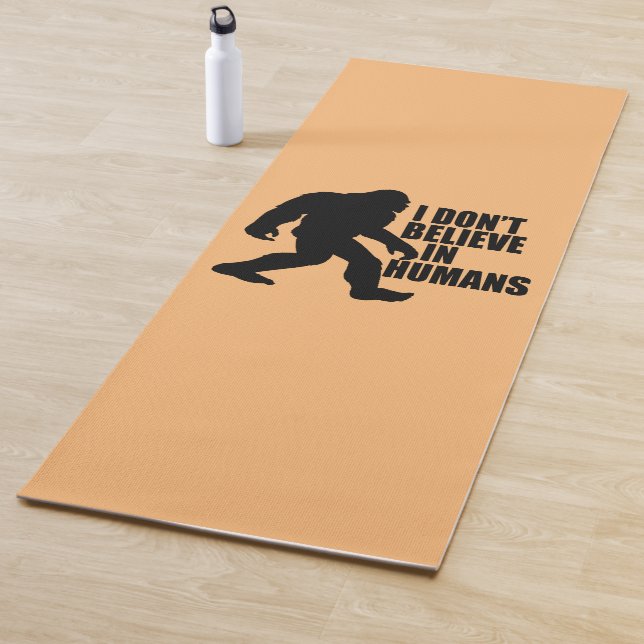 Esterilla De Yoga Gracioso pie-no creo en los humanos (In situ)