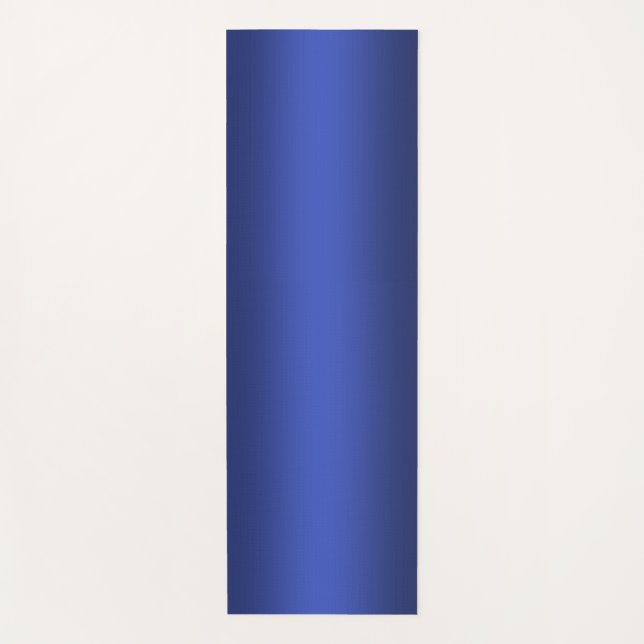 Esterilla De Yoga Gradiente azul moderno Galaxia acuarela (Anverso)