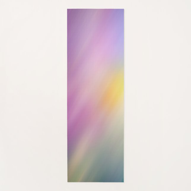 Esterilla De Yoga Gradiente de amanecer pastel soñador (Anverso)