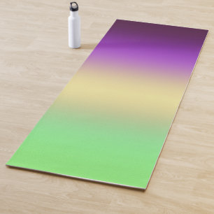 Esterilla De Yoga Gradiente verde claro amarillo claro oscuro de mod