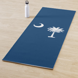 Esterilla De Yoga Gráfico dinámico de bandera del estado de Carolina