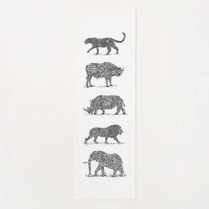 Esterilla De Yoga Grandes Cinco Africanos