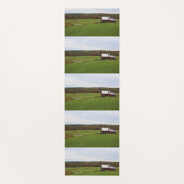 Esterilla De Yoga Granja del otoño (Anverso)