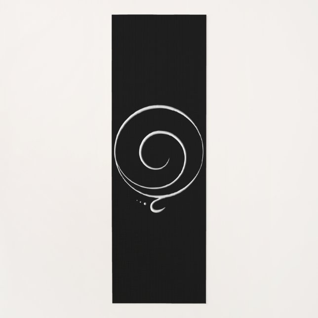 Esterilla De Yoga Gratitud de Plata  (Anverso)