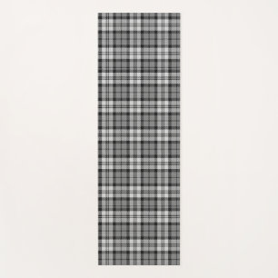 Esterilla De Yoga Gray Blackwatch Tartan Plaid Design