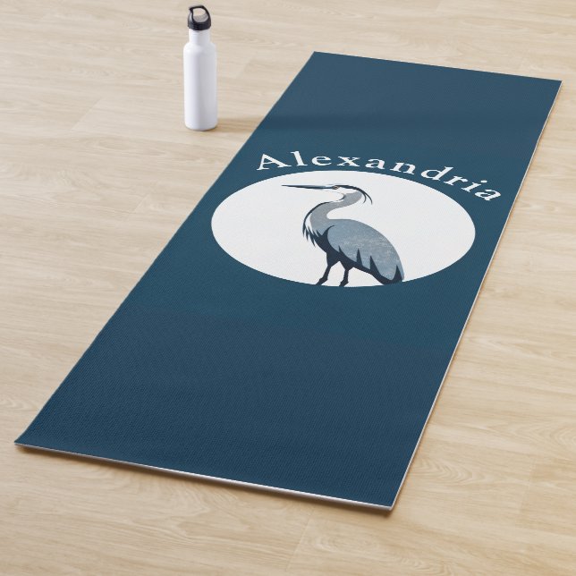 Esterilla De Yoga Great Blue Heron Logo (In situ)