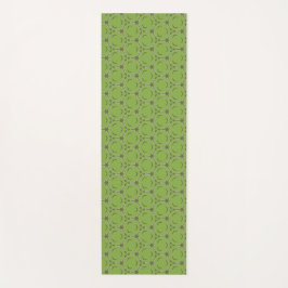 Esterilla De Yoga Green Geometric Design