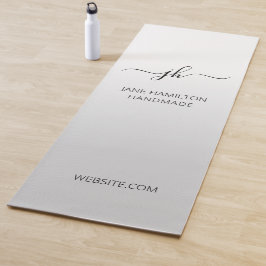 Esterilla De Yoga Grey Custom Logo Promotional Business