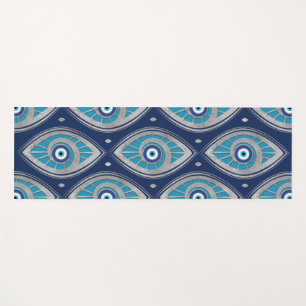 Esterilla De Yoga Griego Mati Mataki - modelo de mal de ojo de