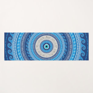 Esterilla De Yoga Griego Mati Mataki - ornamento #2 del mal de ojo