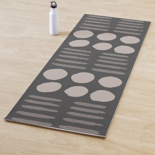 Esterilla De Yoga Gris/crema de humo contemporáneo