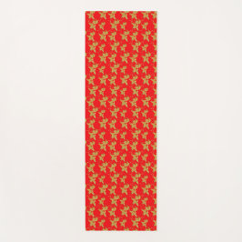 Esterilla De Yoga Grúas grabado en relieve doradas japonesas