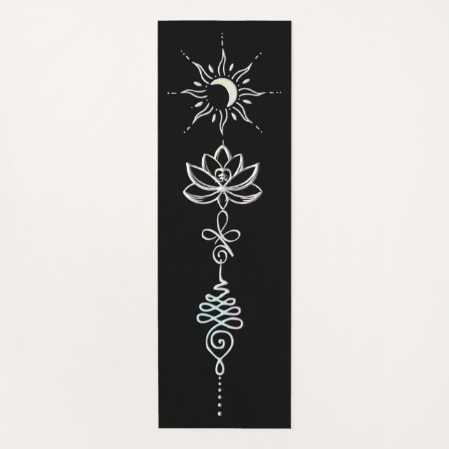 Esterilla De Yoga Grupo Pastel Unalome (Anverso)