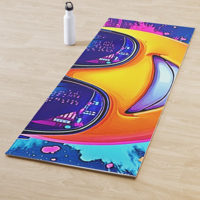 Esterilla De Yoga Guay 😎 Emoji Splash Fun (In situ)