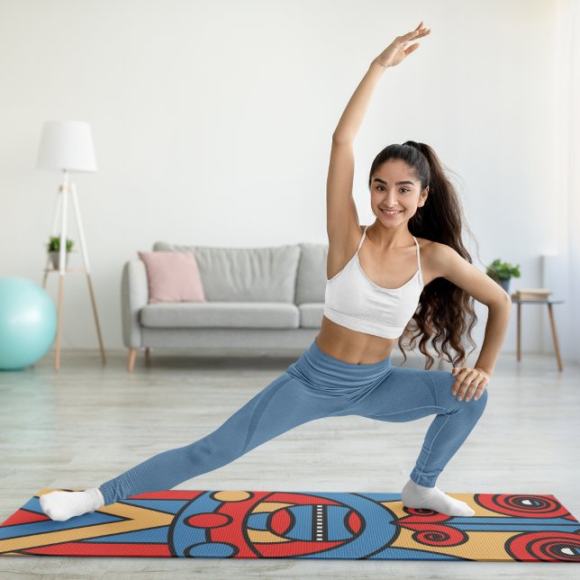 Esterilla De Yoga guerrero tribal africano (Subido por el creador)