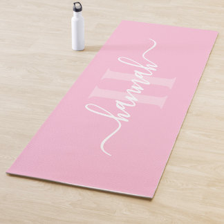 Esterilla De Yoga Guion de monograma grande femenino