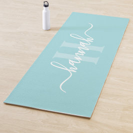 Esterilla De Yoga Guion de monograma grande femenino