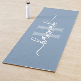Esterilla De Yoga Guion de monograma grande femenino