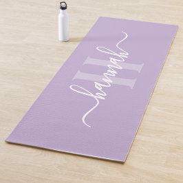 Esterilla De Yoga Guion de monograma grande femenino