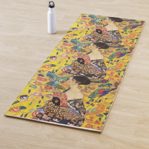Esterilla De Yoga Gustav Klimt Dama con abanico
